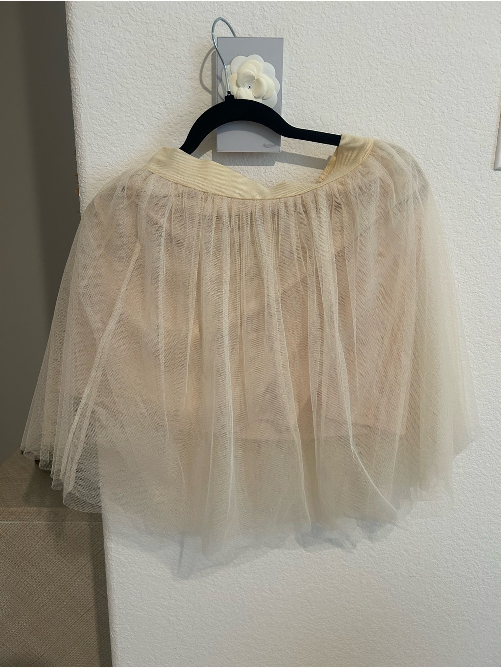 LC Lauren Conrad Beige Tulle Skater Mini Skirt - Picture 3 of 4